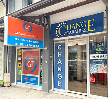 bureau de change de devises change caraibes cayenne en Guyane